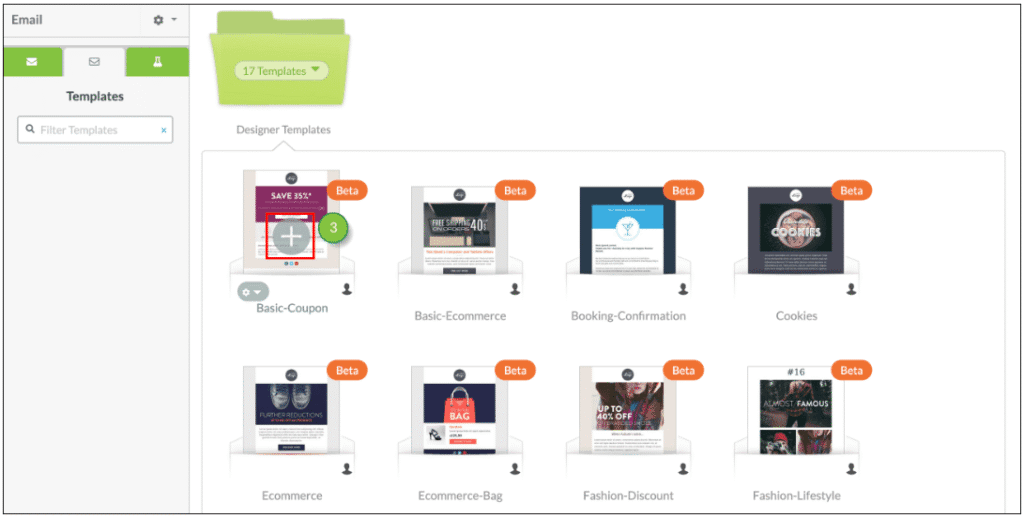 Constant Contact: Email templates