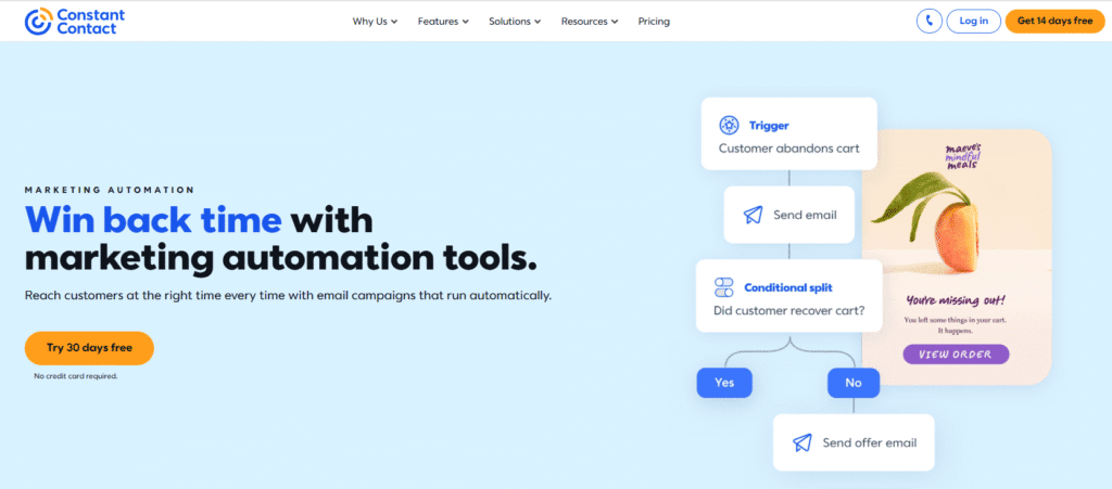 constant contact's marketing automation tools