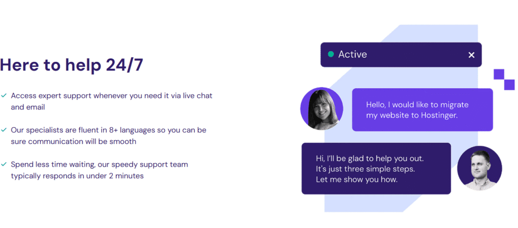 hostinger customer support
