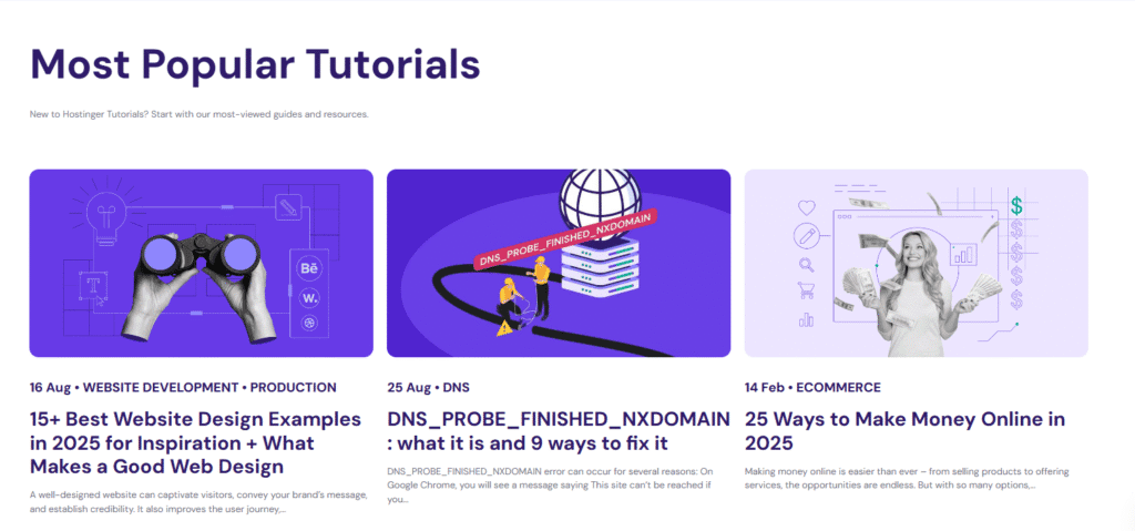 hostinger knowledge base
