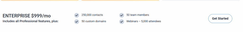 systeme.io vs kartra: kartra's pricing plans