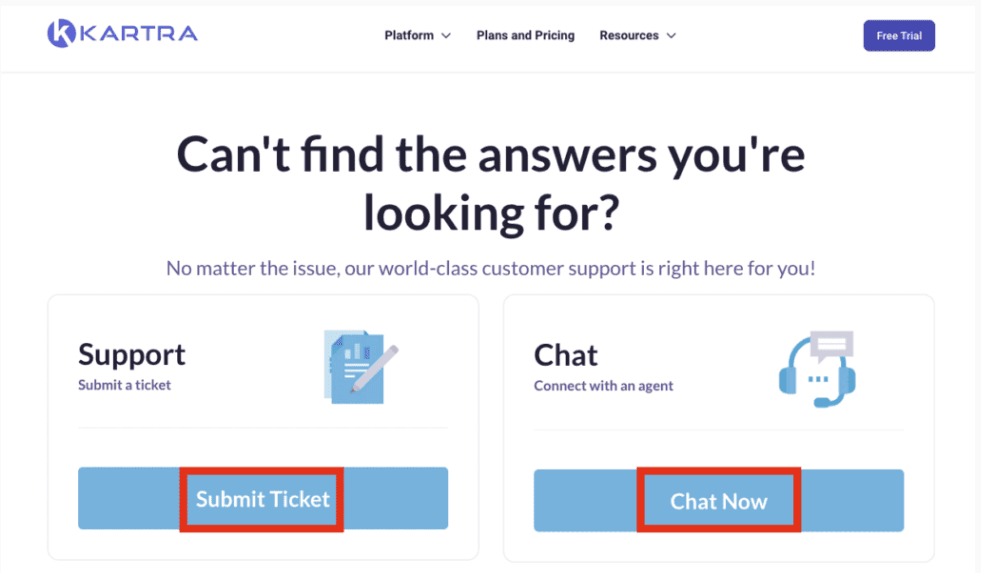 systeme.io vs kartra: kartra customer support