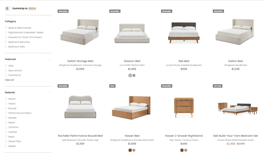 Castlery beds
