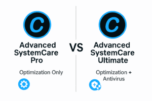 Read more about the article Advanced SystemCare Pro vs. Advanced SystemCare Ultimate |2025|-Best Option for Your PC in 2025?