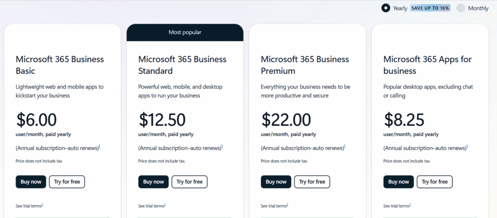 WPS Office vs Microsoft office: microsoft office pricing plans