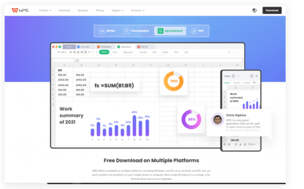WPS Office vs Microsoft Office: WPS Office Performance