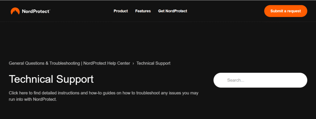 NordProtect Review: NordProtect Customer Support