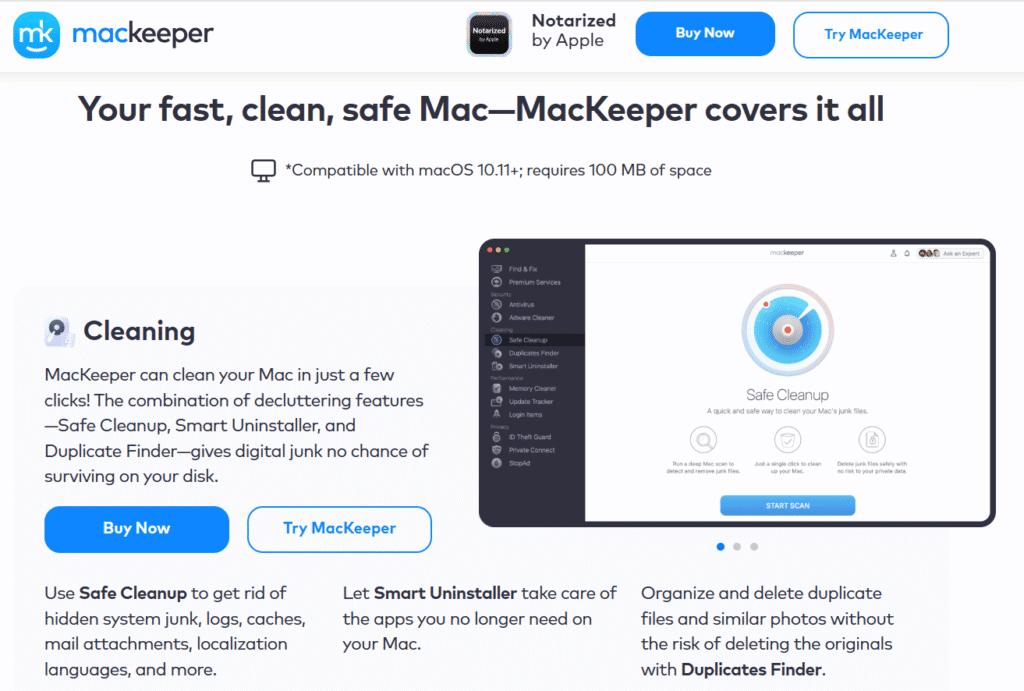 MacKeeper vs CleanMyMac X: CleanMyMac Cleaning Capability