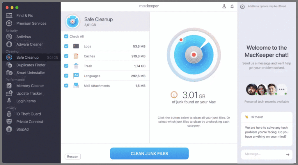 MacKeeper Review: MacKeeper Interface