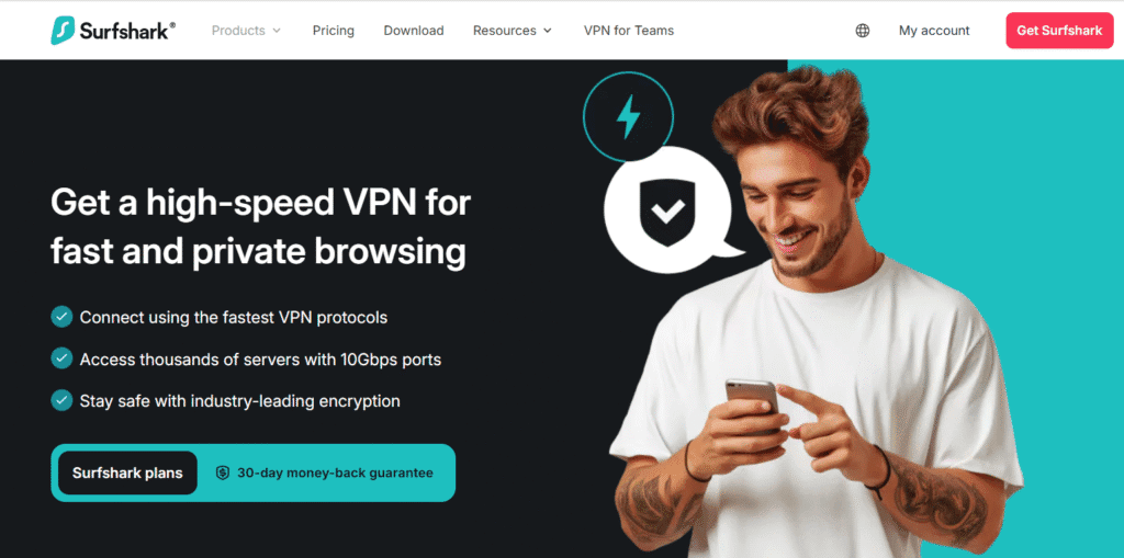 NordVPN vs Surfshark: Surfshark Speed & Performance
