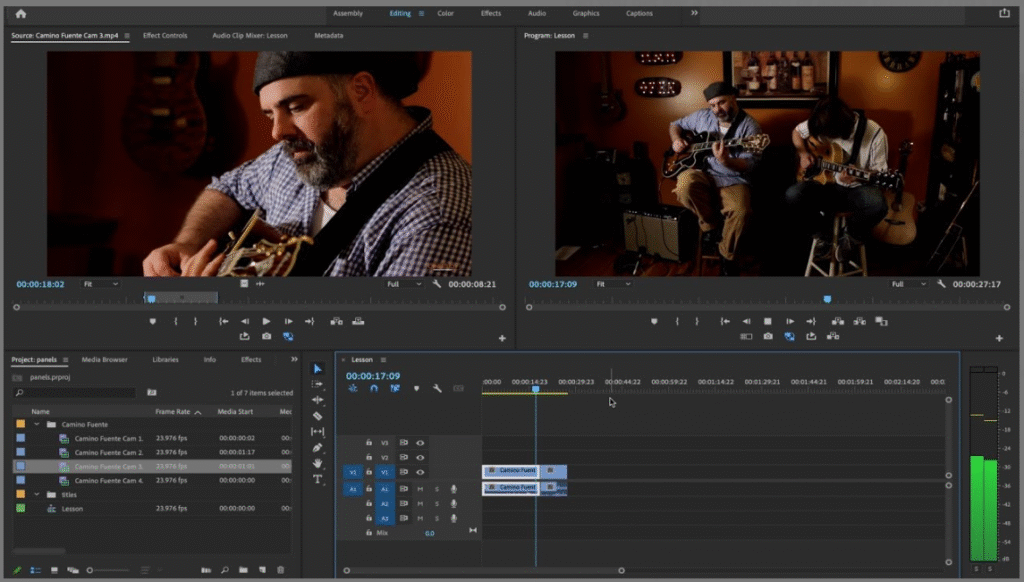 Filmora vs Adobe Premiere Pro: Adobe Premiere Pro Interface