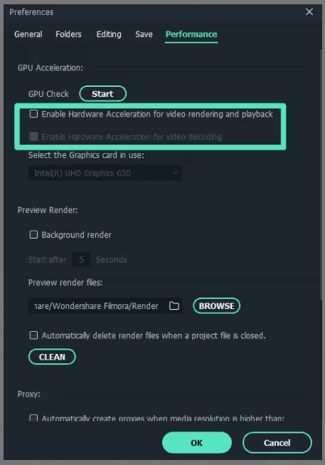 Filmora vs Adobe Premiere Pro: Filmora Performance