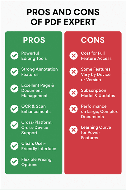 PDF Expert: PDF Expert Pros & Cons