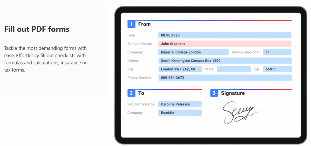 PDF Expert: Fill out PDF forms with PDF Expert