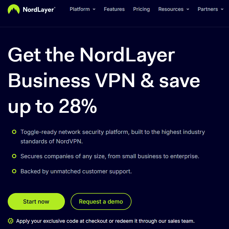Nordlayer Business VPN