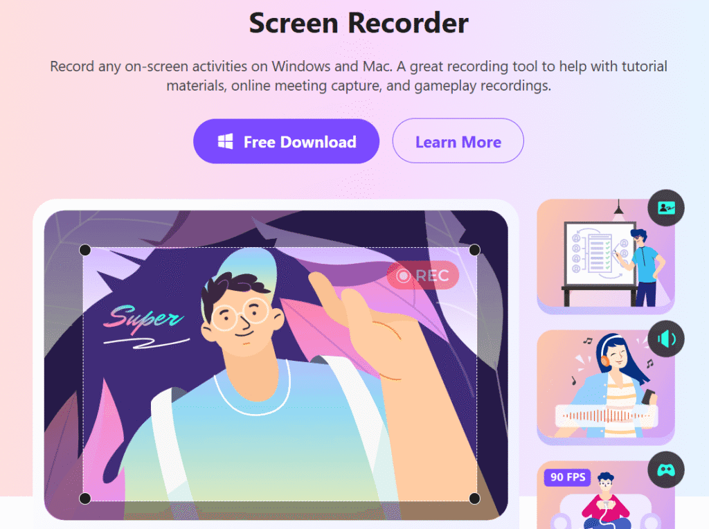 Arkthinker screen recorder