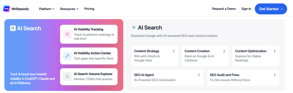 writesonic review: writesonic content optimization
