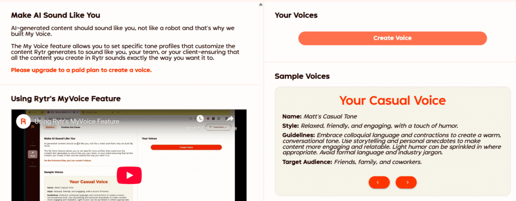rytr ai: rytr human voice cloning