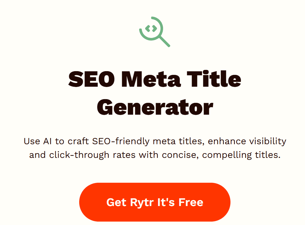rytr ai: rytr content SEO optimization