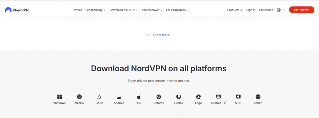 nordvpn vs expressvpn: nordvpn downloadable platforms