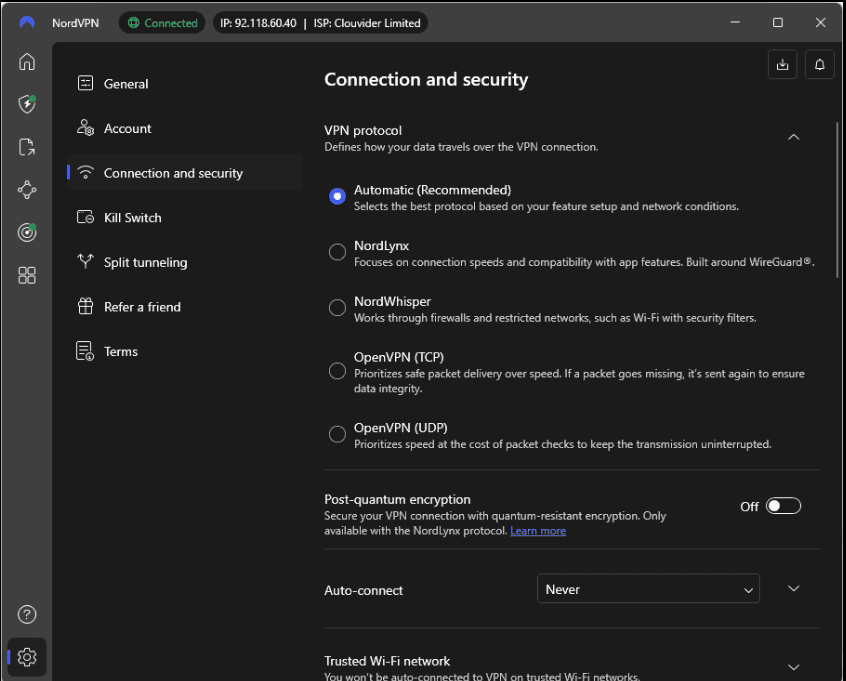 Nordvpn not connecting: Nordvpn connection and security