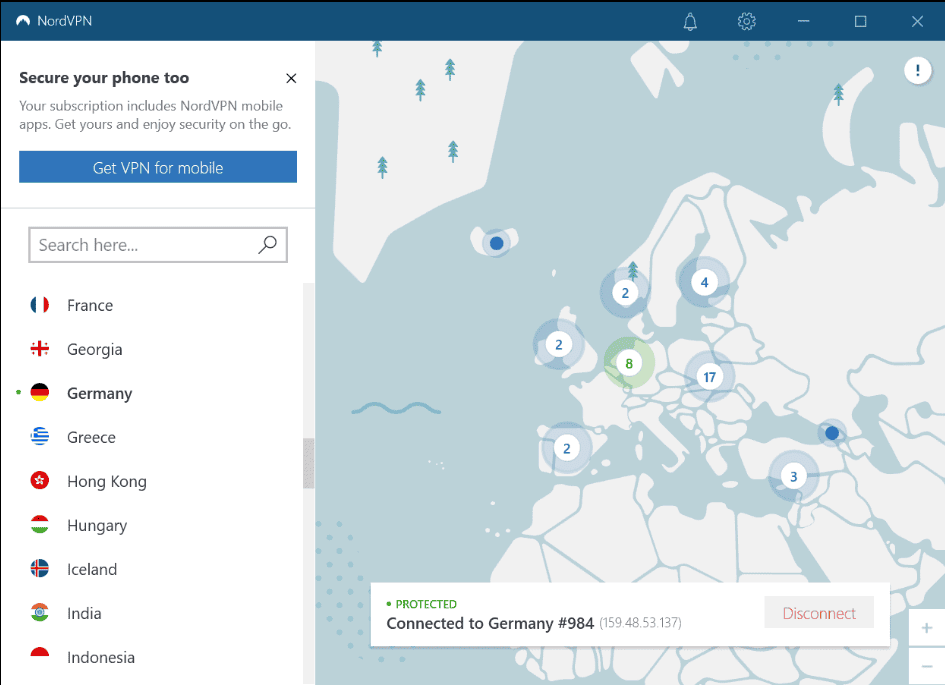How to Use NordVPN for Beginners: Nordvpn global presence
