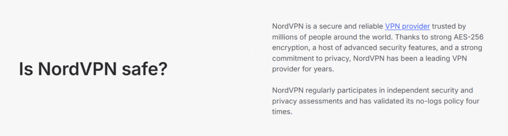is Nordvpn safe?