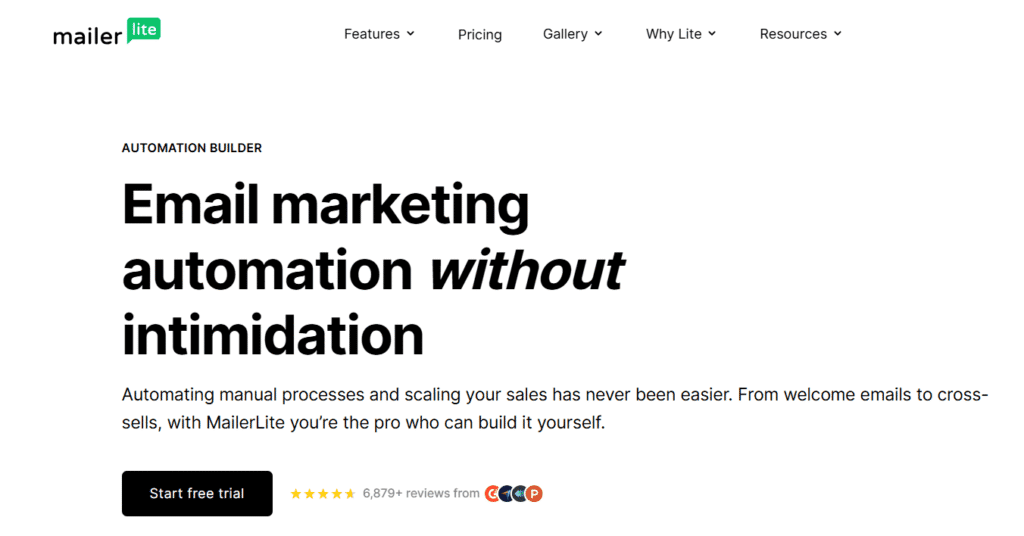 Mailerlite vs Constant Contact: Mailerlite email automation