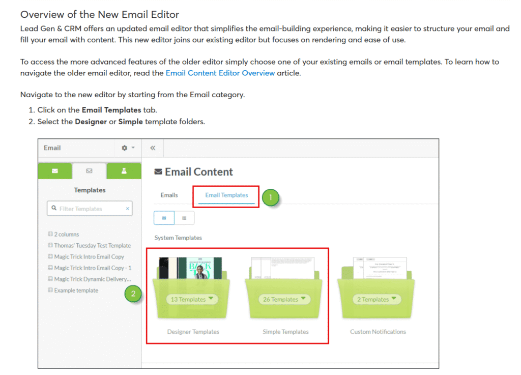 Mailerlite vs Constant Contact: Constant contact email editor