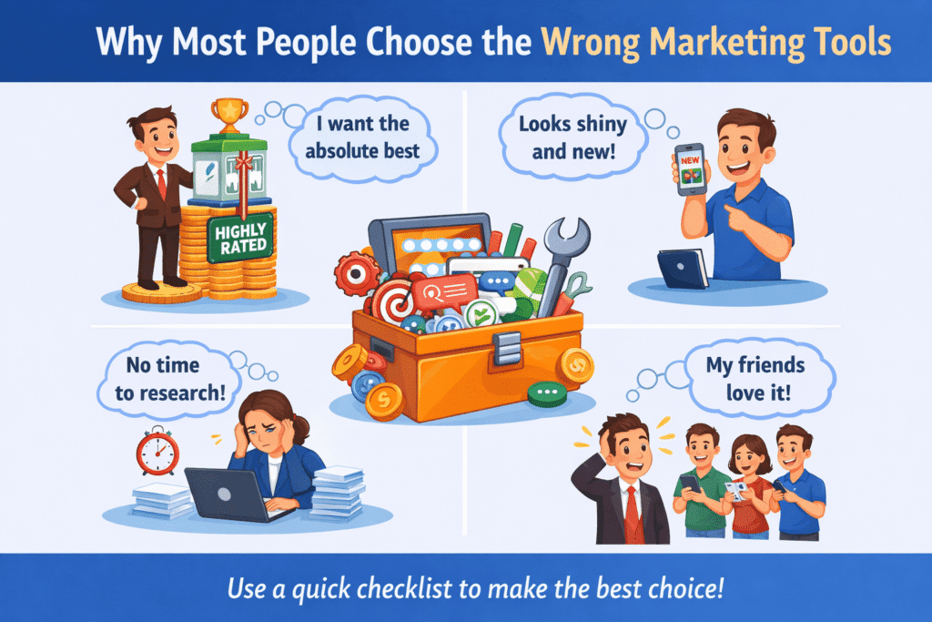 how to choose the right marketing tools