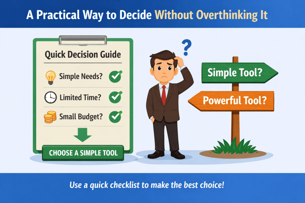 how to choose the right marketing tools