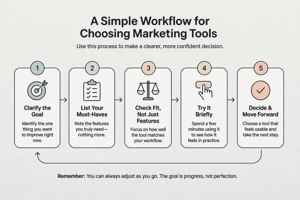 how to choose the right marketing tools