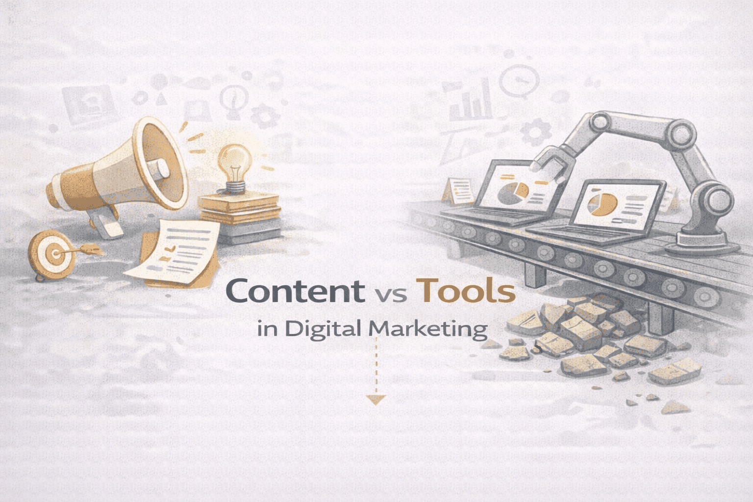 You are currently viewing Content vs Tools in Digital Marketing: What Matters More in Digital Marketing?|2026|
