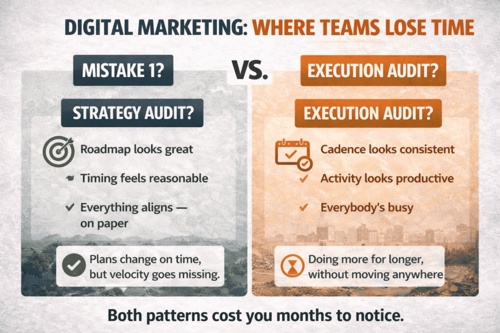 Digital marketing mistakes that waste time