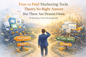 Read more about the article Free vs Paid Marketing Tools: What Actually Matters|2026|