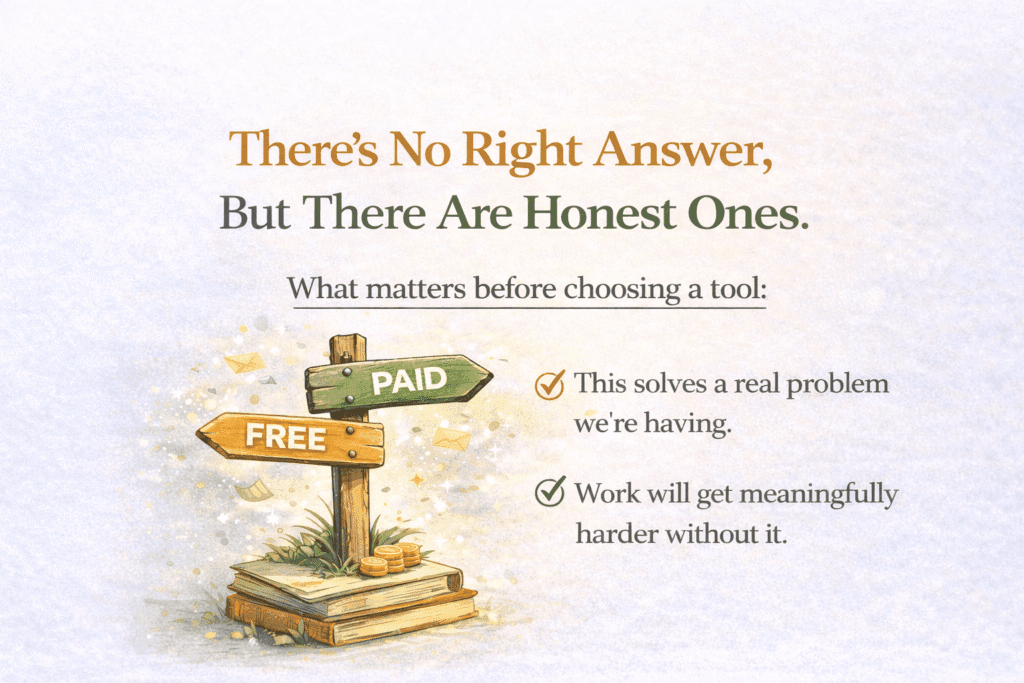 free vs paid marketing tools