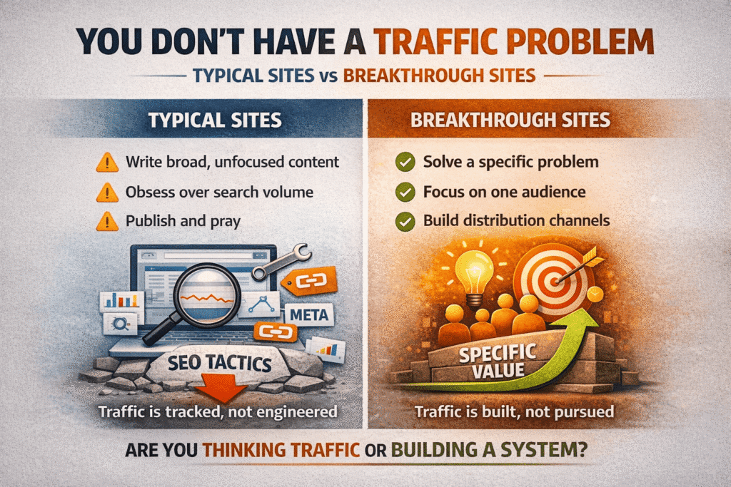 what actually drives website traffic