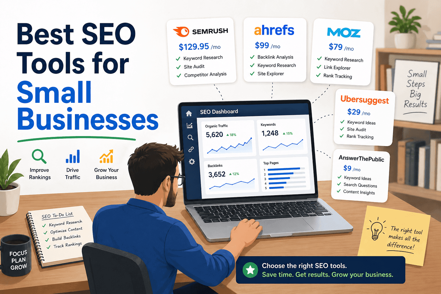 You are currently viewing Best SEO Tools for Small Businesses in 2026 (Actually Worth Paying For)