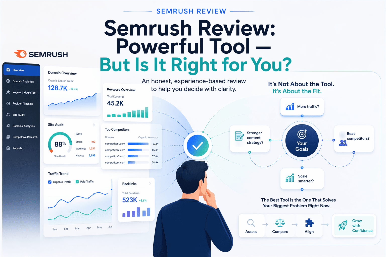 You are currently viewing Semrush Review: Is It Worth It for SEO, Content, and Competitive Research? |2026|