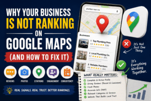 Read more about the article Why Your Business Is Not Ranking on Google Maps in 2026 (Proven Ways To Fix It)