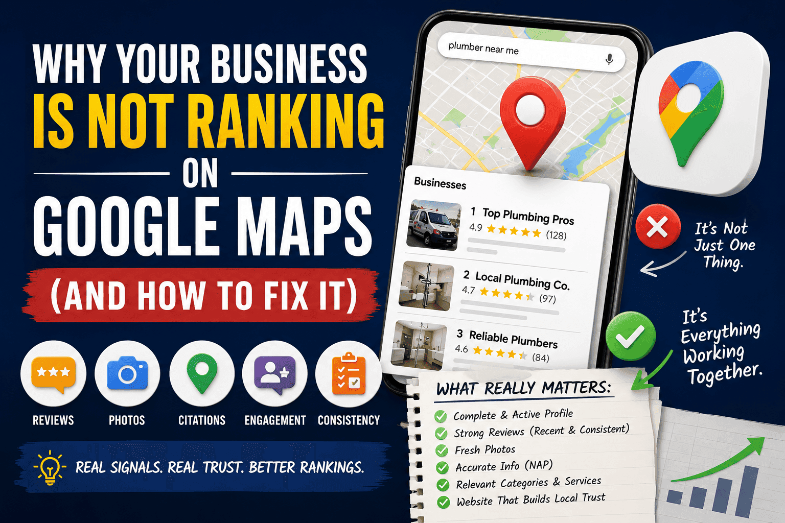 You are currently viewing Why Your Business Is Not Ranking on Google Maps in 2026 (Proven Ways To Fix It)