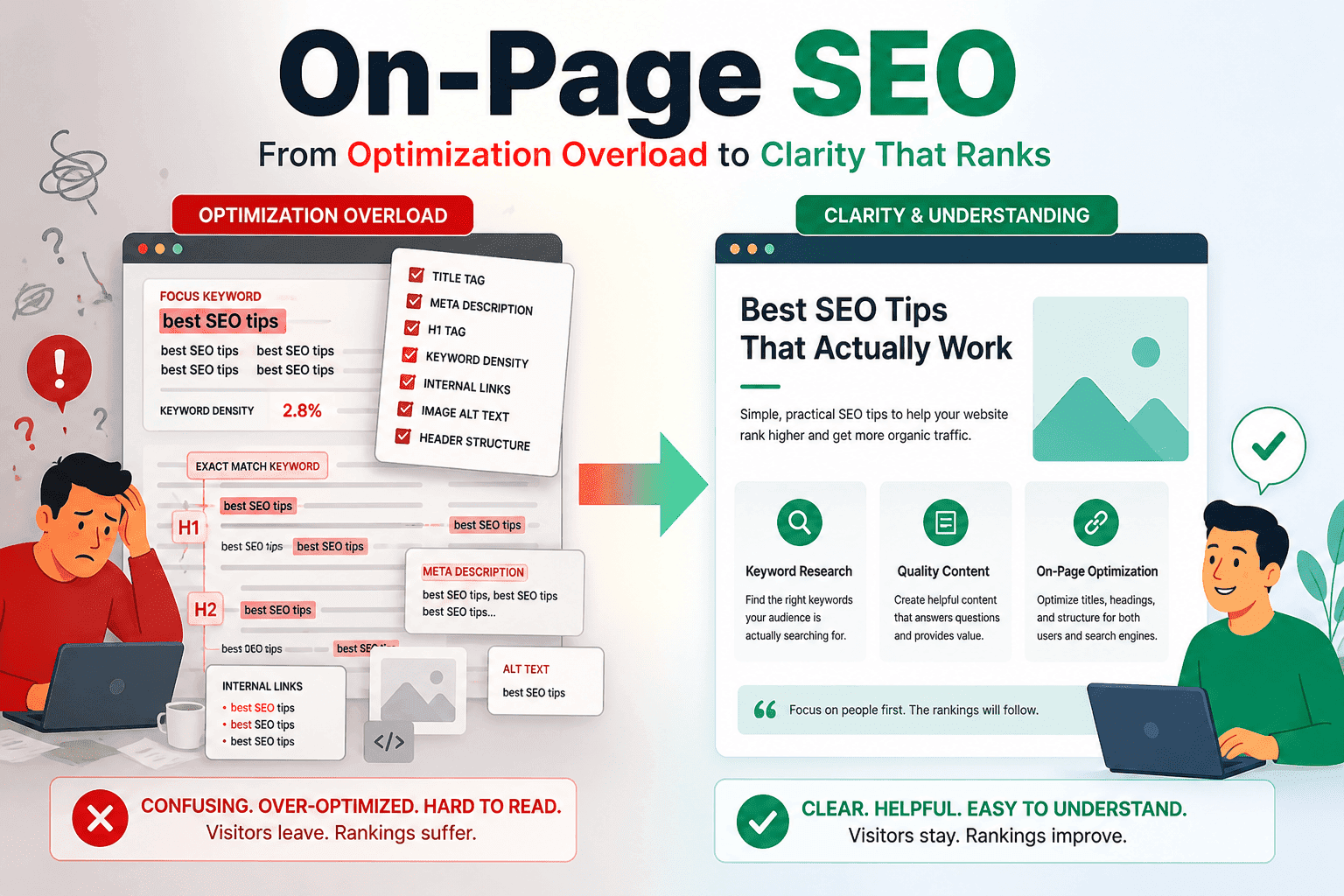 You are currently viewing On-Page SEO in 2026: What Google Actually Rewards Now (and What It Ignores)